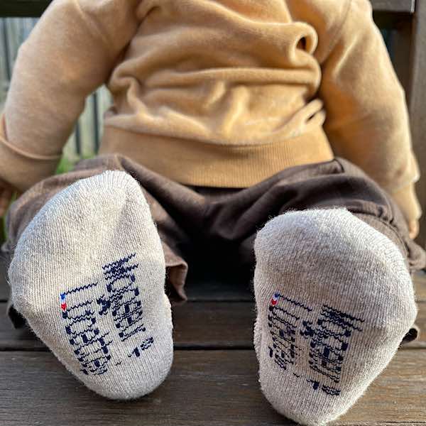 chaussettes naissance en coton biologique